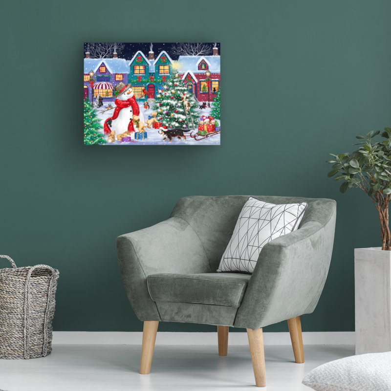 Art sur toile, rouleau, H 14 po x l 19 po