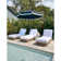 Langley Outdoor Fabric Chaise Lounge