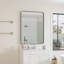 Miroir mural mural noir, pour salle de bain, salon, décoration murale de chambre à coucher