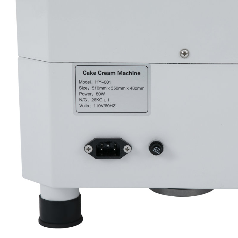 Cake Cream Spreading Coating Edge Smoothing Machine, White