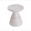 Table d'appoint d'extérieur / d'intérieur en béton léger