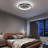 Deontee Modern Dimmable LED Flush Mount Ceiling Light with Remote Control-99207313-112577111