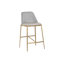 Dover Upholstered Bar Stool with Metal Frame
