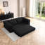 81''  Convertible Sofa Bed,3 In 1 Folding Floor Couch Corduroy Fold Out Couch Bed ,Boneless Sofa Comfy Lounge Loveseat For Living Room, Bedroom-312539457