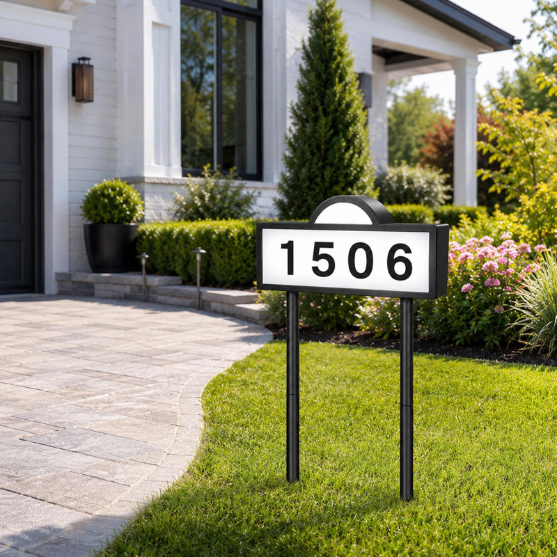 Enseigne lumineuse 39 "avec autocollants numériques personnalisés