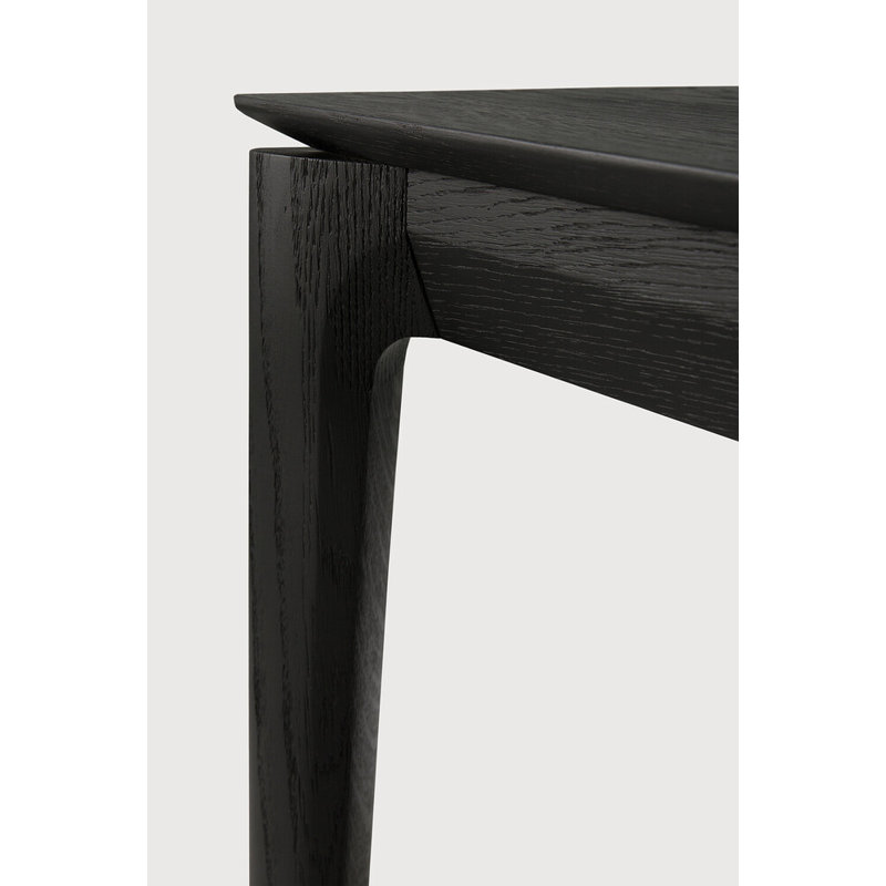 Bok Solid Wood Dining Table, Black, 30"H x 63"L x 31.5"W