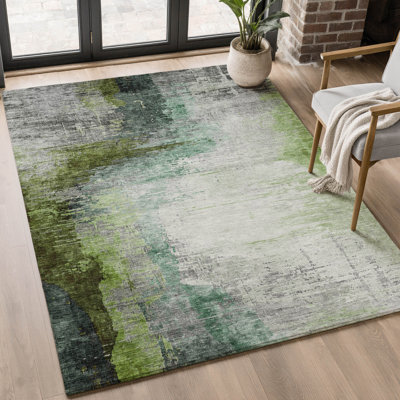 Premium Machine Washable Mayfield Abstract Rug