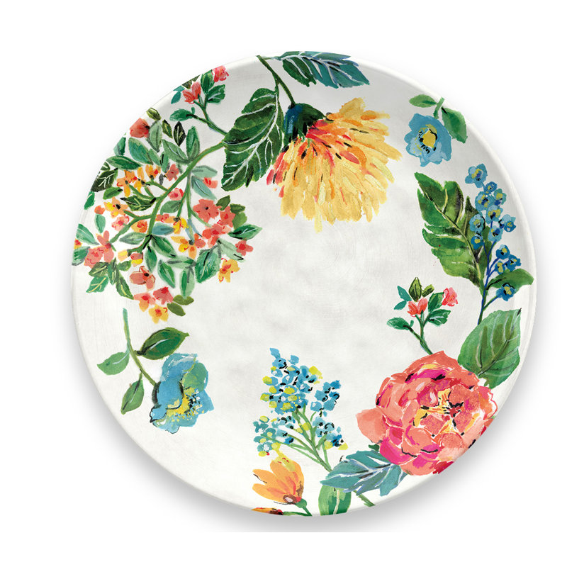 Assiette plate en mélamine 10,5 po Leblanc