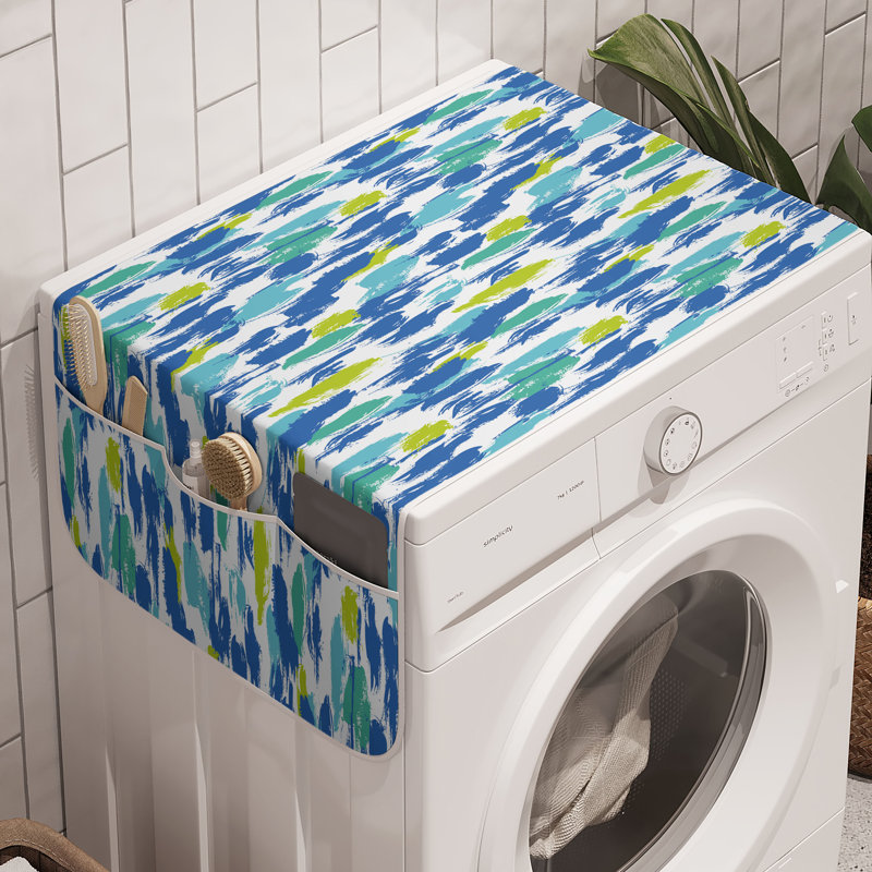 Paquet de 2 boîtes à linge East Urban Home Abstract de 47 po x 18,5 po