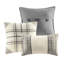 Housse de couette 6 pièces à chevrons écossais Buffalo pour chambre à coucher relaxante-129906262-129906263
