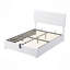 Lit moderne, lit plateforme tapissier avec système de rangement hydraulique-114231025-114231026