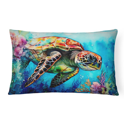 Housse et insert de coussin rectangulaire en polyester pour l'intérieur et l'extérieur