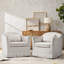 Ensemble de 2 fauteuils pivotants Mcgee Modern Farmhouse-771953566