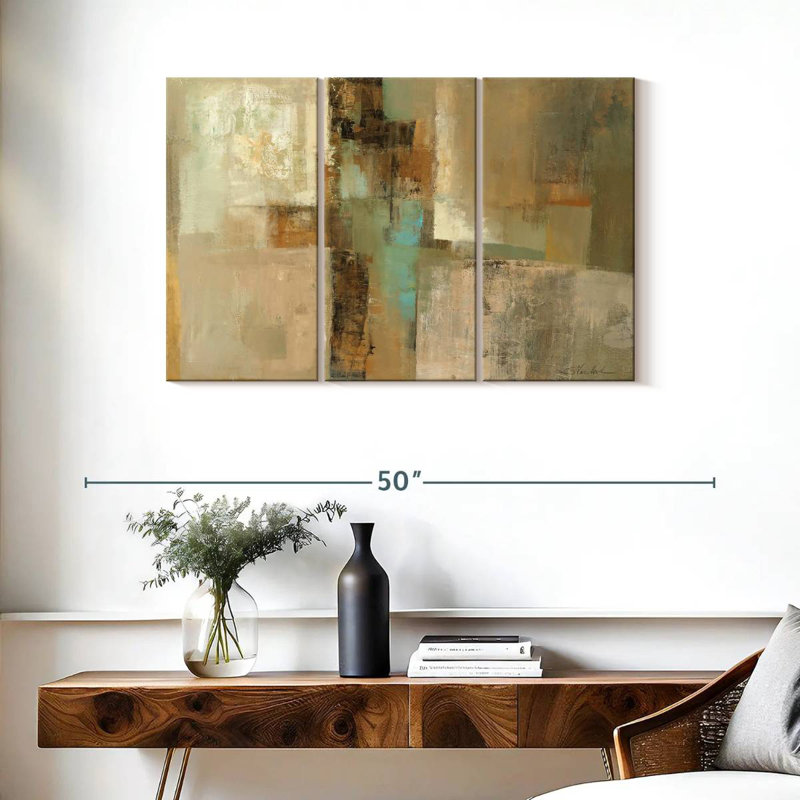 Avery Abstract Peninsula, 24" H x 38" W
