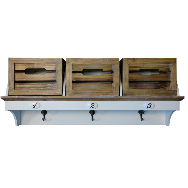 Knowles Wall 3 - Hook Wall Mounted Coat Rack