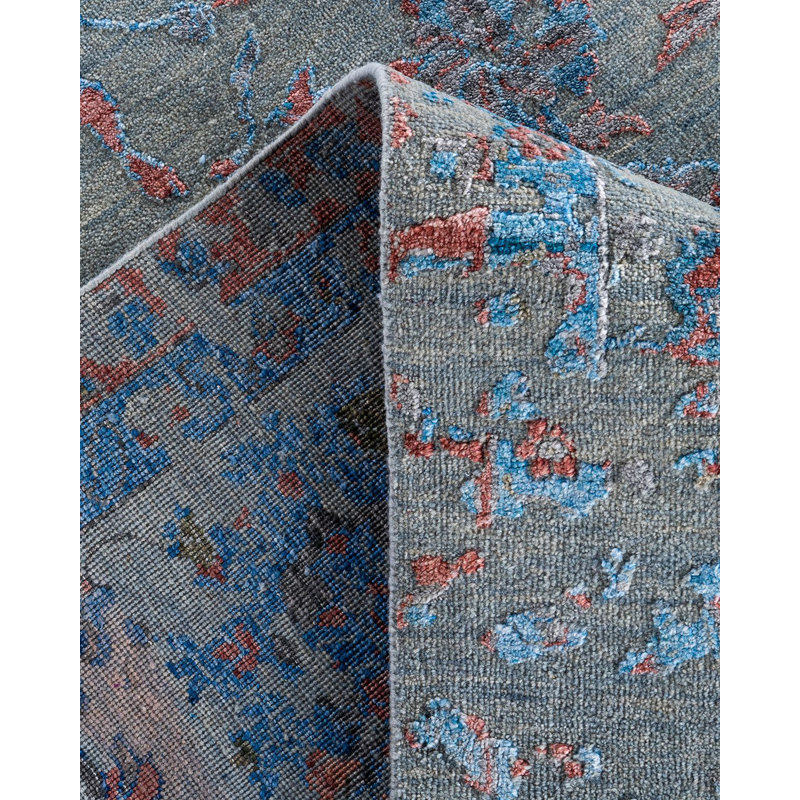Overdyed One-of-a-Kind 9' 0" X 12' 1" Hand Knotted Area Rug