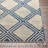 Keida Ikat Handmade Flatweave Cotton/Wool Navy/Beige Area Rug-1764711149