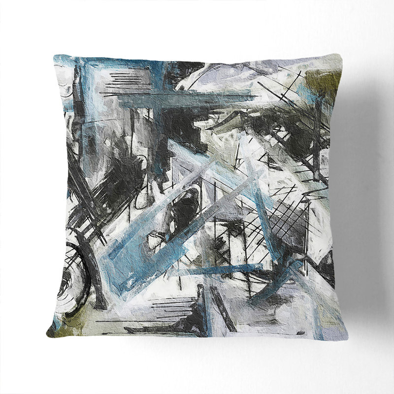 Abstract Square Cushion, 40 x 40 cm