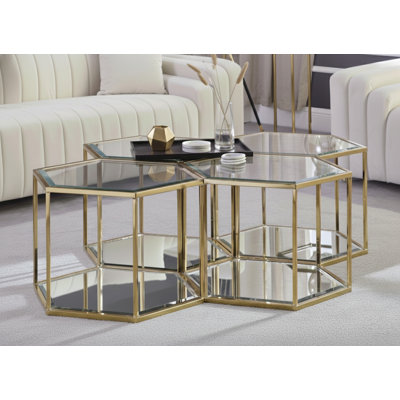 Dickerson Glass Top Coffee Table