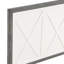 Grand lit plateforme avec rangement, élément de chambre gris et