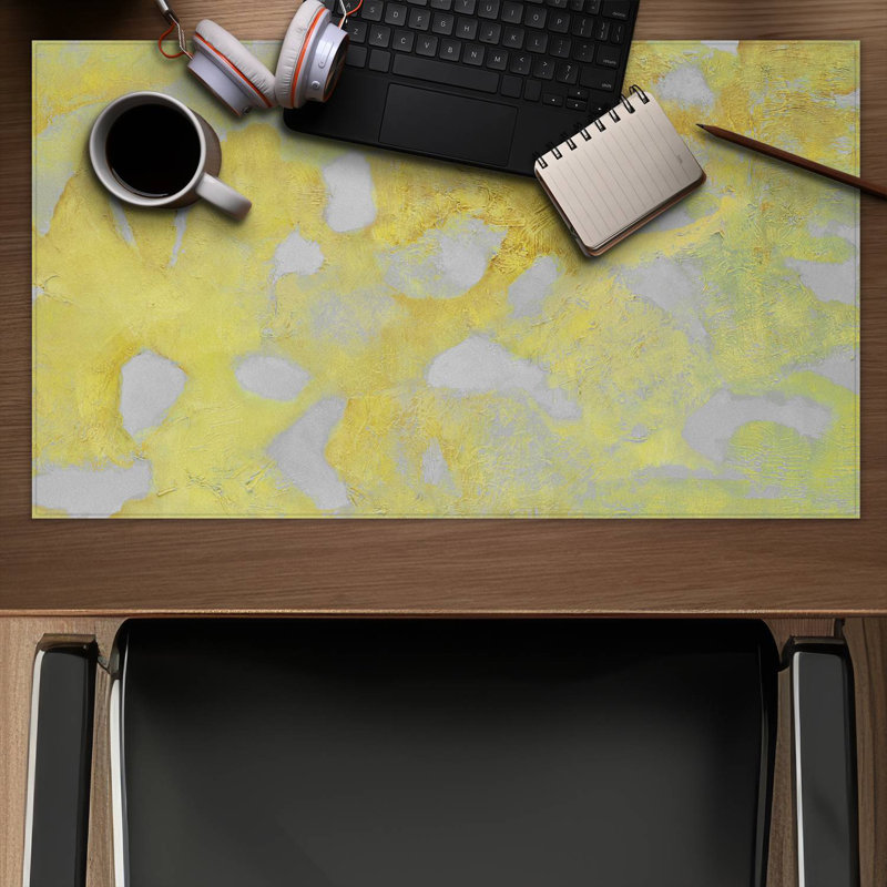 Gold erosion - 14.00"x24.25" Desk mat