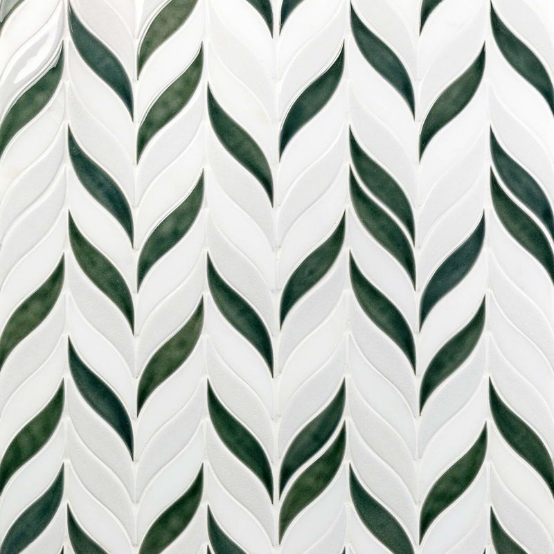 Nabi Sprig Marble And Tile- Final Sale, Deep Emerald