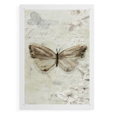 La Chanson du Papillon I - Impression sur toile seulement - NON CADRE
