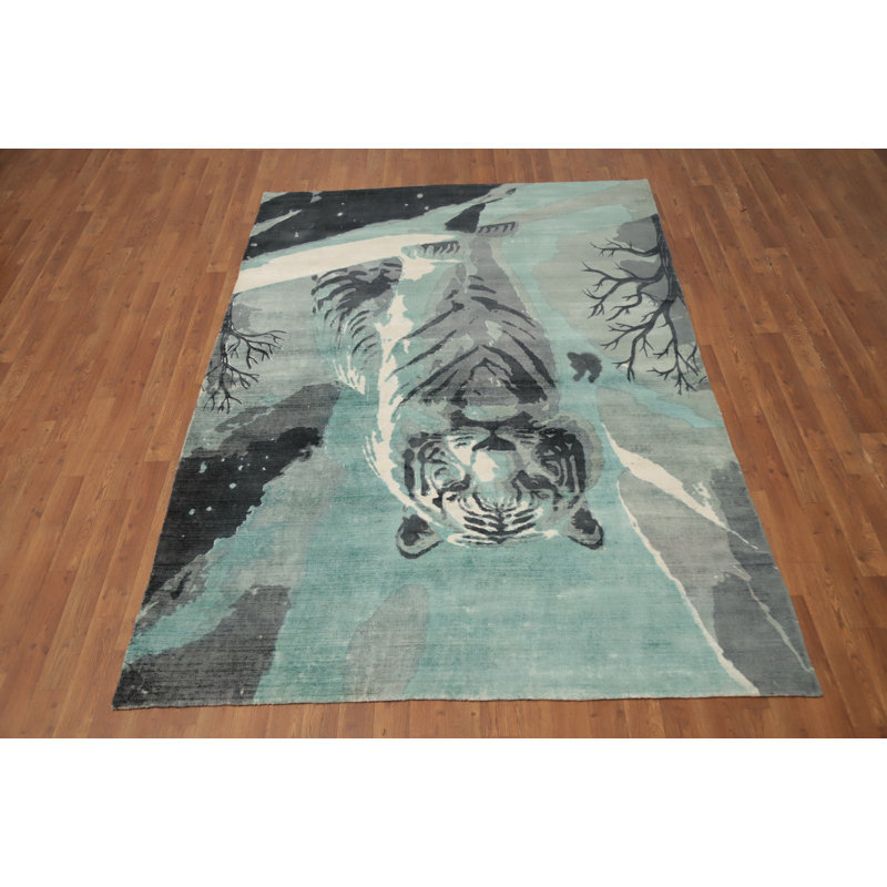 Tapis à motif abstrait tigré Wilderness Beauty