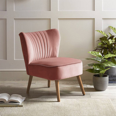 Genibrel Velvet Slipper Chair