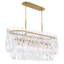Lustre linéaire 8 lumières Glassara