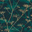 Floral Metallic Wallpaper Roll-2033079038