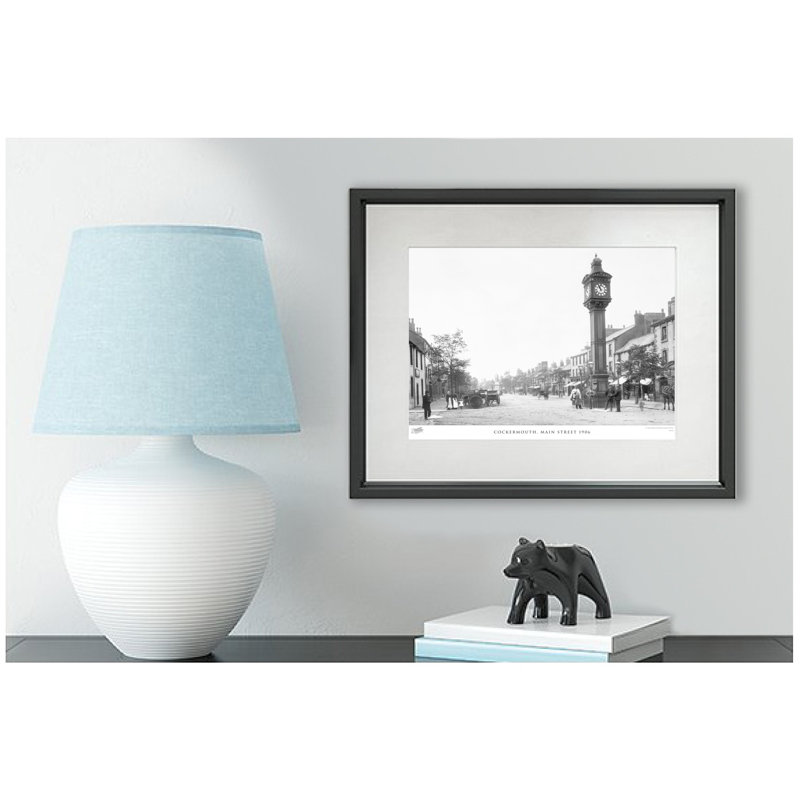 Cockermouth, Main Street 1906 by Francis Frith - Single Picture Frame Print, 45cm H x 60cm W x 2.3cm D