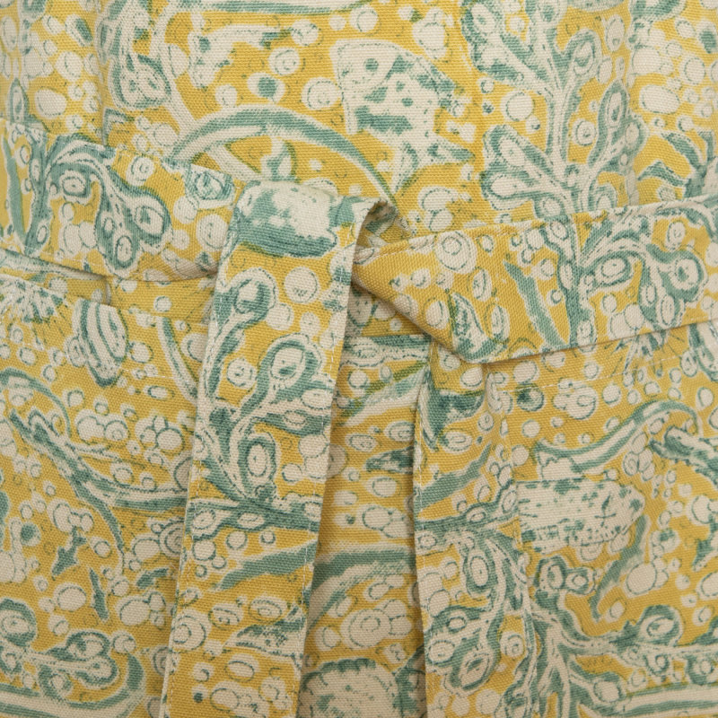 La Mer Apron, Aqua/Citrine