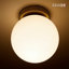 Glass Semi Flush Mount