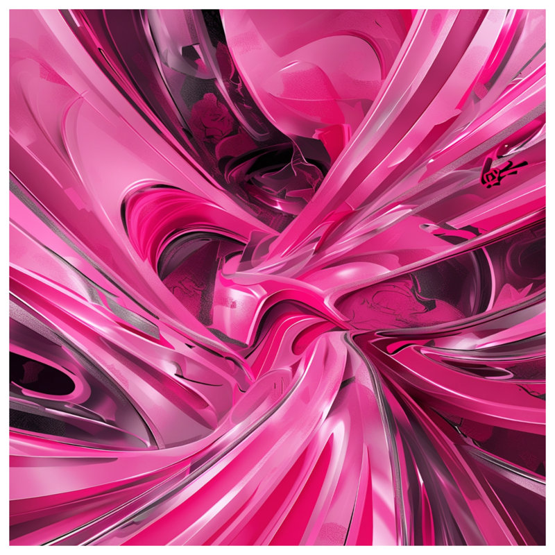 Édredon dynamique à tourbillons roses, Twin