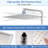 Brushed Nickel 12" Shower Head, Enhances Bathroom Aesthetics Head With Adjustable Arm, Functionality