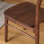 Ensemble de table moderne en bois massif simple-105887554