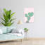Art mural abstrait rose-129140847