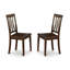 Ensemble de table de salle à manger moderne 5 pièces comprenant une table carrée en bois avec feuille papillon et 4 chaises de salle à manger, Cappuccino-383578615-332172155-332172158