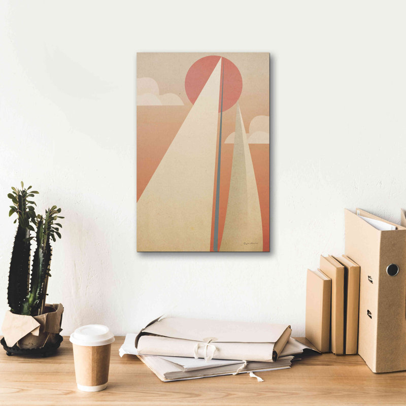 «Sails VI» par Ryan Fowler, H 18 po x l 12 po x P 0,75 po
