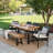 Poitras Outdoor 6 Piece Dining Set with Cushions
