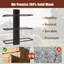 12 Bottle Wine Bottle Rack Black