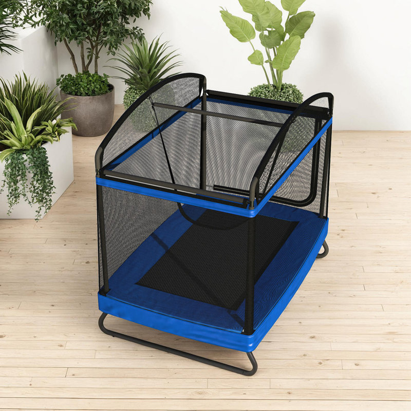 Longue trampoline rectangulaire extérieure pour enfants adultes