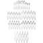 65 Piece 18/10 Stainless Steel Flatware Set