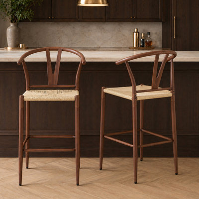  26" Counter Stool with Metal Frame