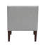 Fauteuil d'appoint Ginna, polyester capitonné à boutons bleu mer-113497042