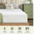 Queen Size Memory Foam Mattress,10 Inch Bed Mattress,with Cooling Green Tea Gel, CertiPUR-US Certified,White-1312118600-1312118601