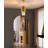 Modern 1 Light Gold Crystal Pendant