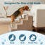 Escalier pour animaux en mousse à 4 marches pour chiots, chatons et animaux plus âgés (brun clair)-1005733024-1037747278