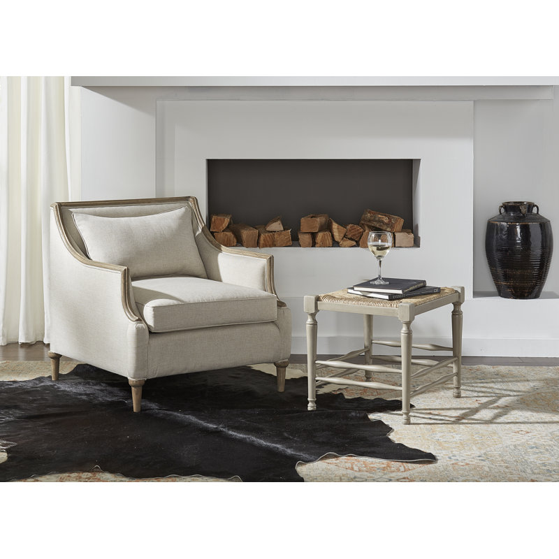 Tabouret de coiffeuse 19 po Rossana, Blanc